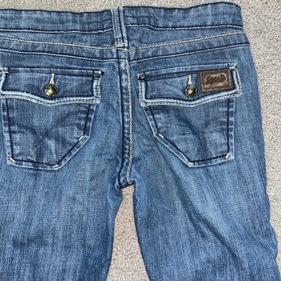 Stitch's Women's Boot Cut Jeans - Blue - Picture 5 of 11